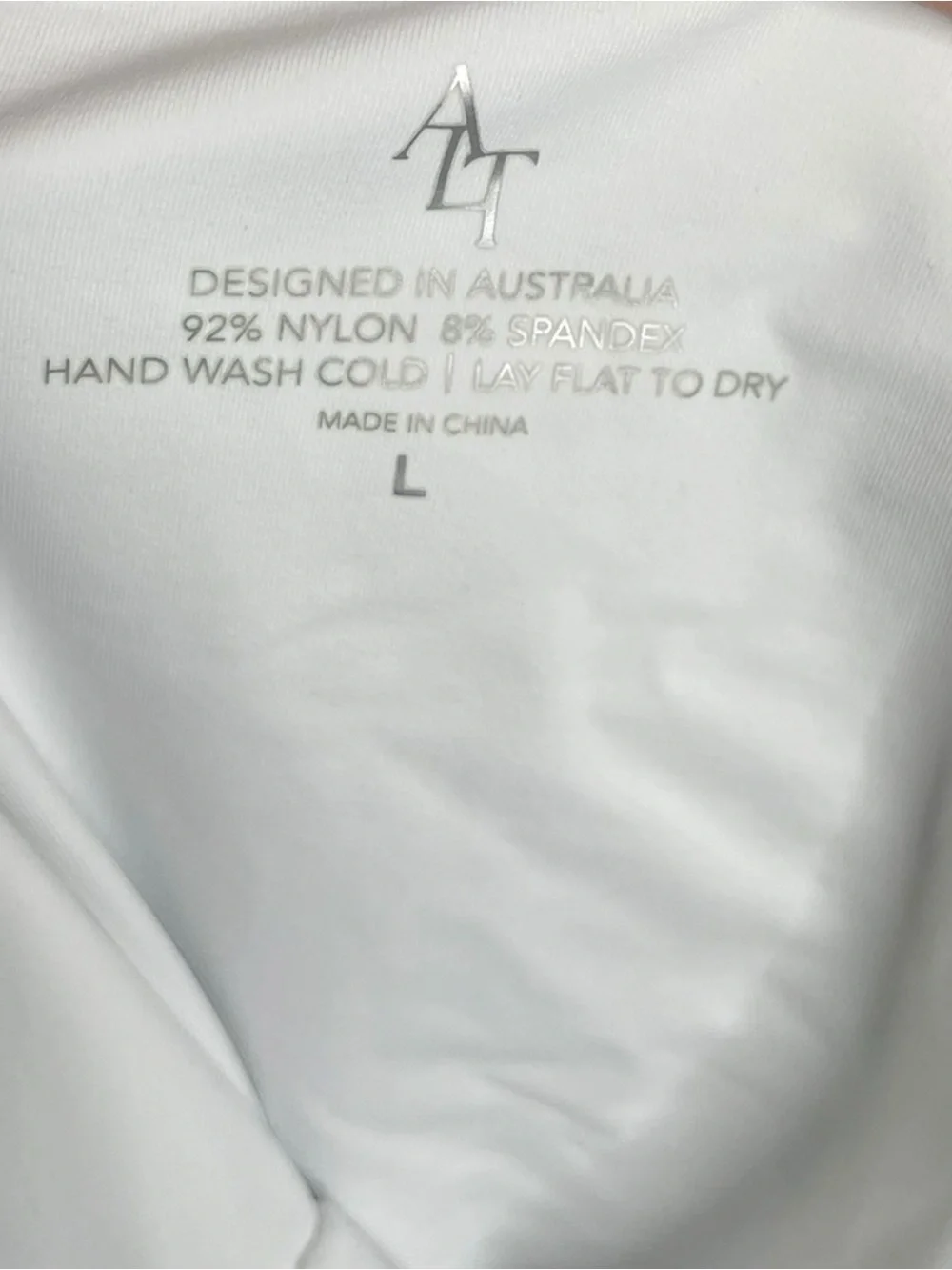 ALT Fleur One Piece - White Swimsuit New Large Bridal